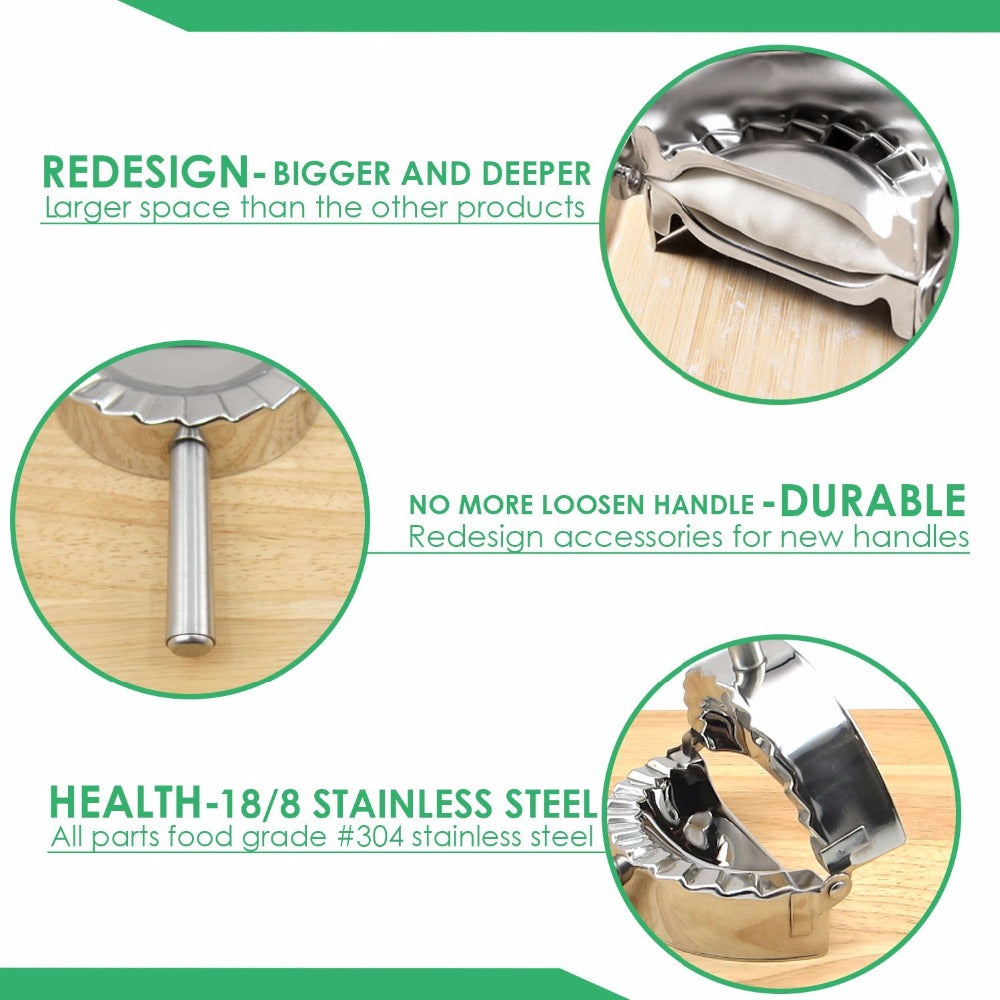 Stainless Steel Multifunction Ravioli and Dumpling Mold | 304 Stainless Steel, Precision Design, Kitchen Tool for Homemade Pasta