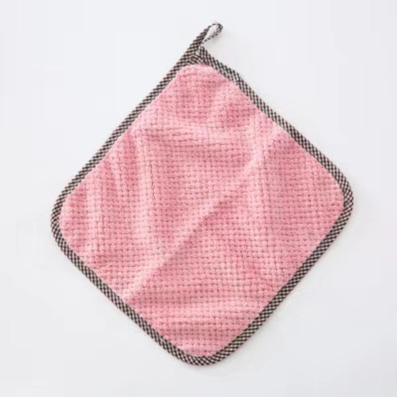 4/8pcs of Kitchen Cloths, Absorbent, Without Lint Or Oil Residue, Perfect for Cleaning.