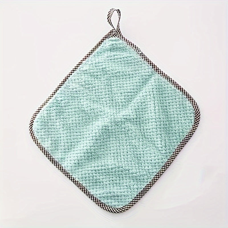 4/8pcs of Kitchen Cloths, Absorbent, Without Lint Or Oil Residue, Perfect for Cleaning.