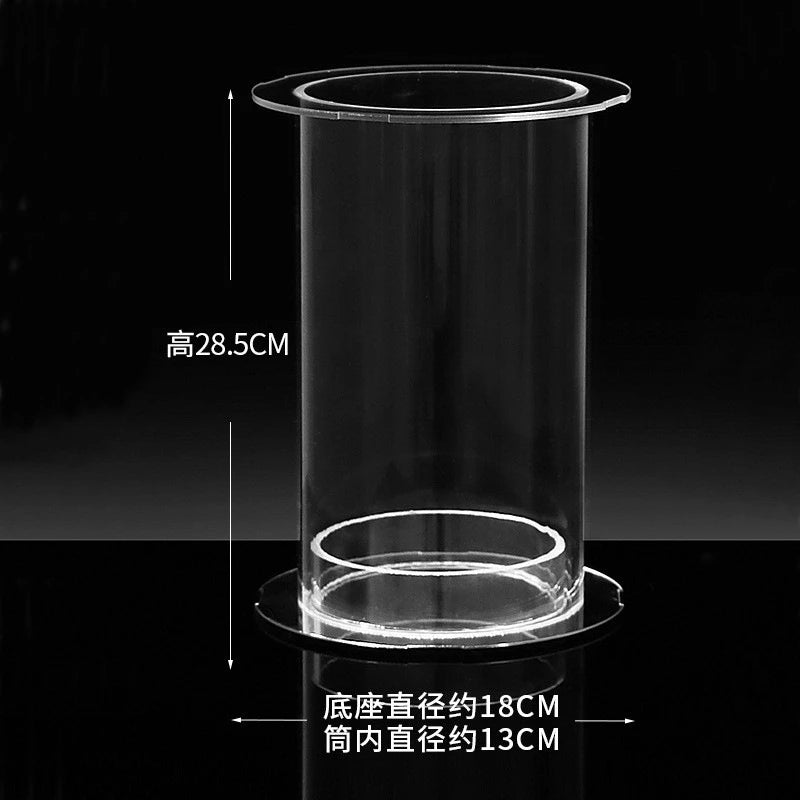 DIY Mother's Day Flower Packing Box Wedding Party Decoration Gift Package Acrylic Cylinder Flowers Boxes