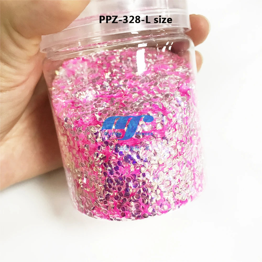 2025 New 3D Bubble Glitter Popular Wholesale Chunky Mixes Glitter for Snow Globe Cup DIY Gift Craft Glitter