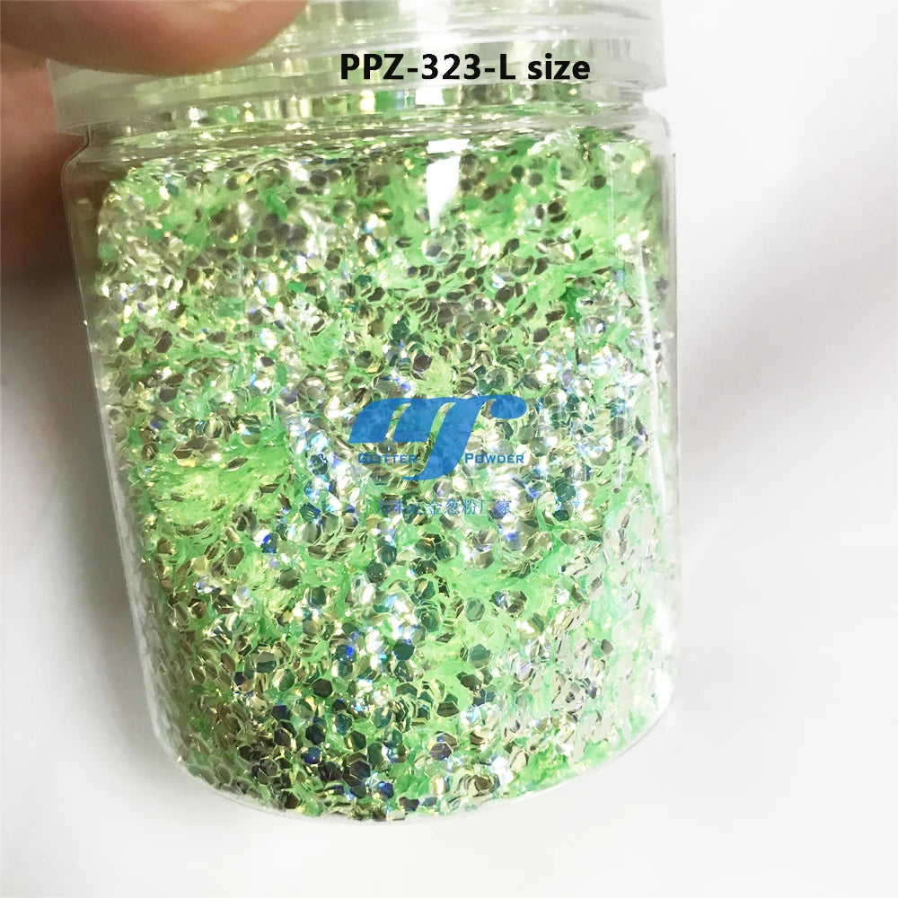 2025 New 3D Bubble Glitter Popular Wholesale Chunky Mixes Glitter for Snow Globe Cup DIY Gift Craft Glitter