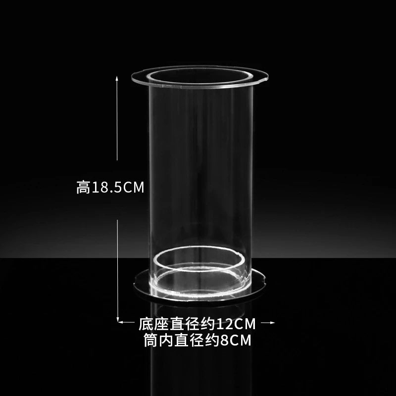 DIY Mother's Day Flower Packing Box Wedding Party Decoration Gift Package Acrylic Cylinder Flowers Boxes