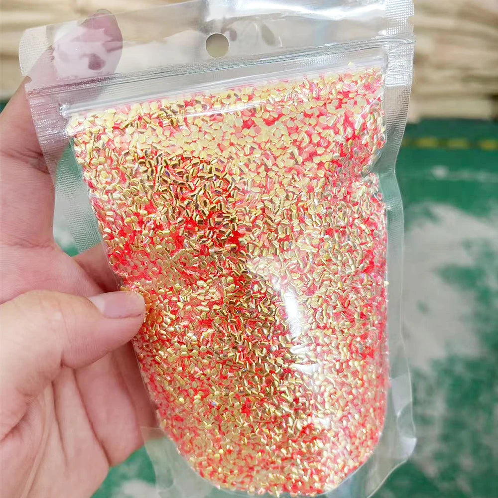 2025 New 3D Bubble Glitter Popular Wholesale Chunky Mixes Glitter for Snow Globe Cup DIY Gift Craft Glitter