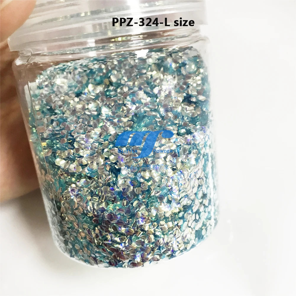 2025 New 3D Bubble Glitter Popular Wholesale Chunky Mixes Glitter for Snow Globe Cup DIY Gift Craft Glitter