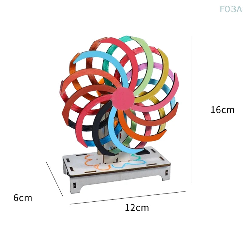 DIY Science Experiment Kit & Education Model Toy Physics Science Toys DIY Handmade Magic Window For Children Gift Toy Project