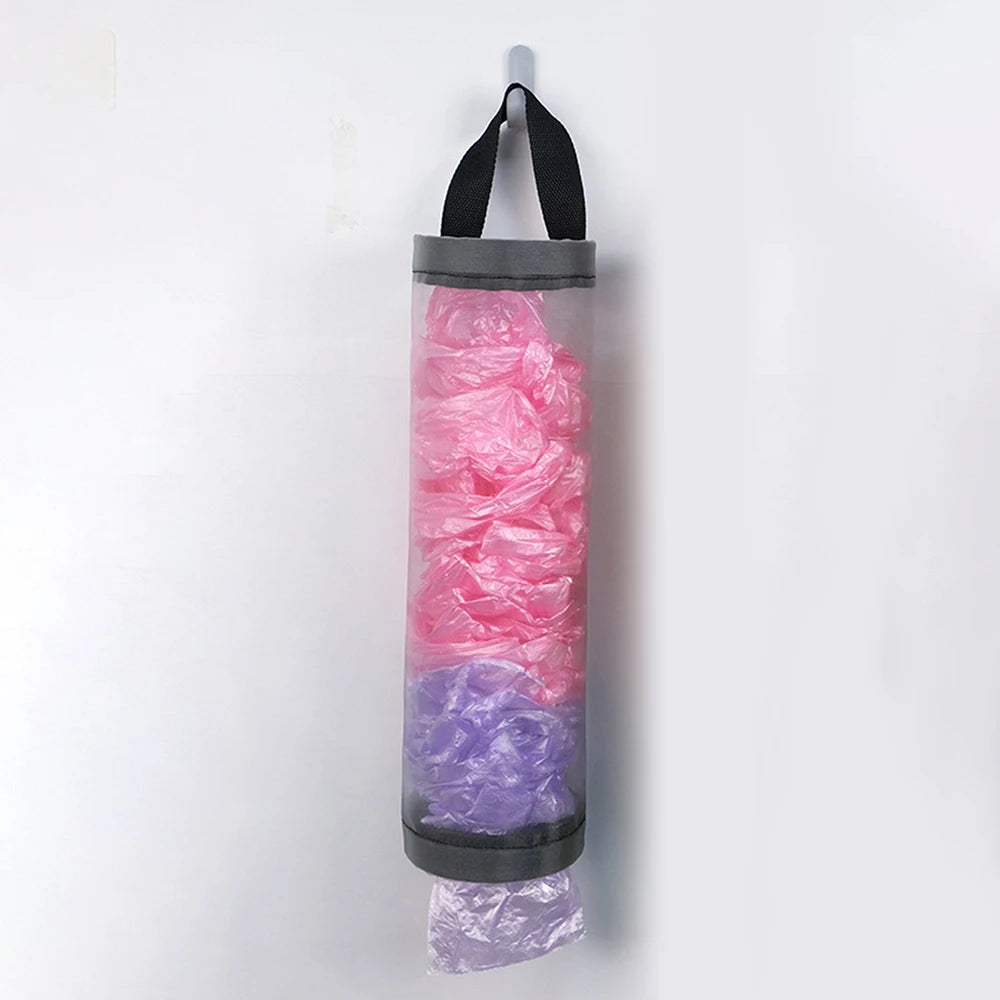 Kitchen garbage bag storage bag, wall mounted door storage hanging bag, circular miscellaneous storage bag, hanging organizer
